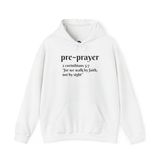 Pre~prayer Corinthians Hoodie Black/White