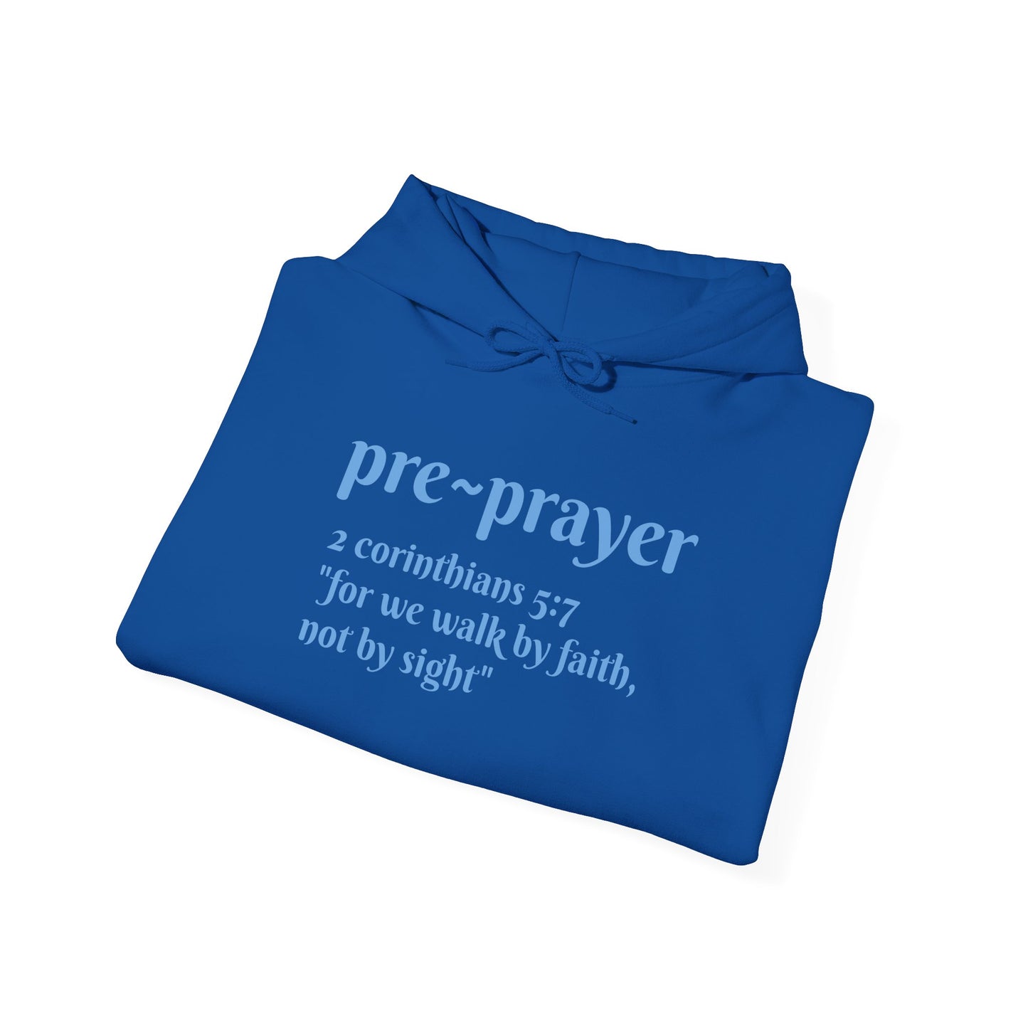 Pre~prayer Corinthians Hoodie Blue/Yellow