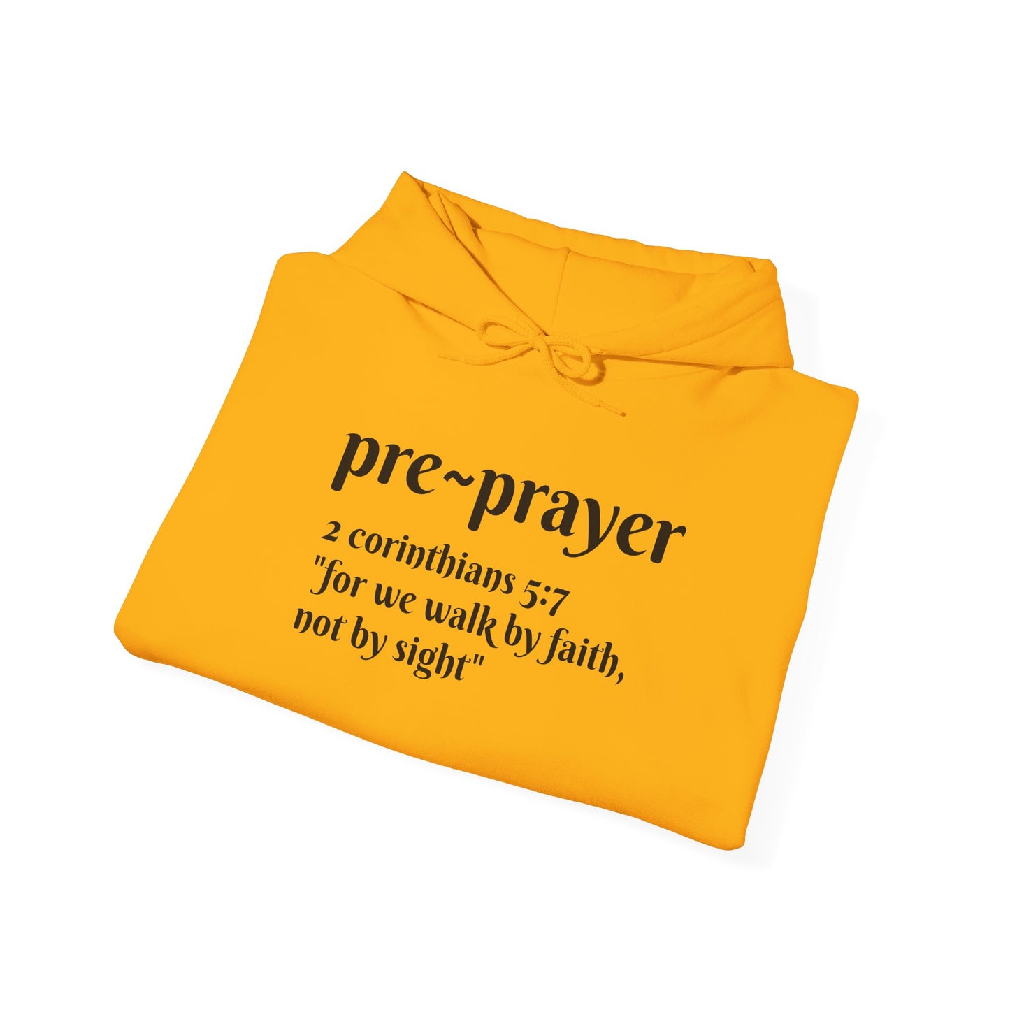 Pre~prayer Corinthians Hoodie Blue/Yellow